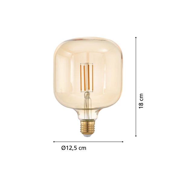 12594 LED SIJALICA 4W E27 T125 2200K DIMABILNA