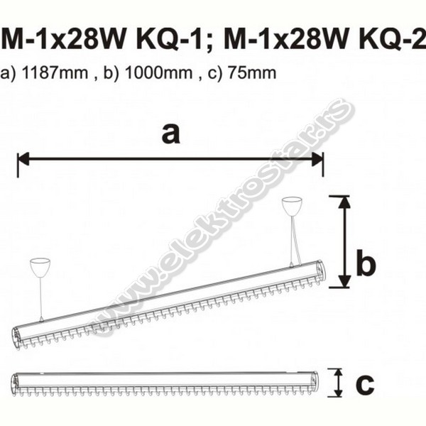 FLUO SVET.1X28W KQ2 NIZAJUCA