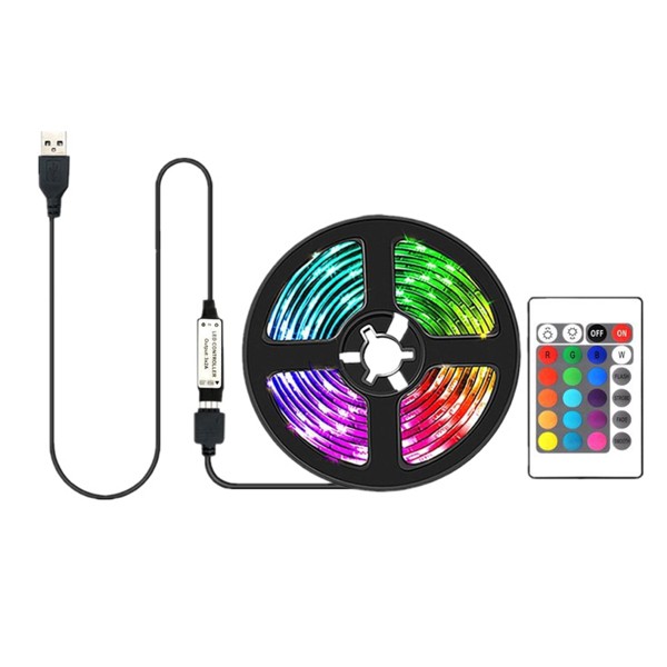 LED TRAKA SET RGB 3m 5VDC USB za pozadinu TV