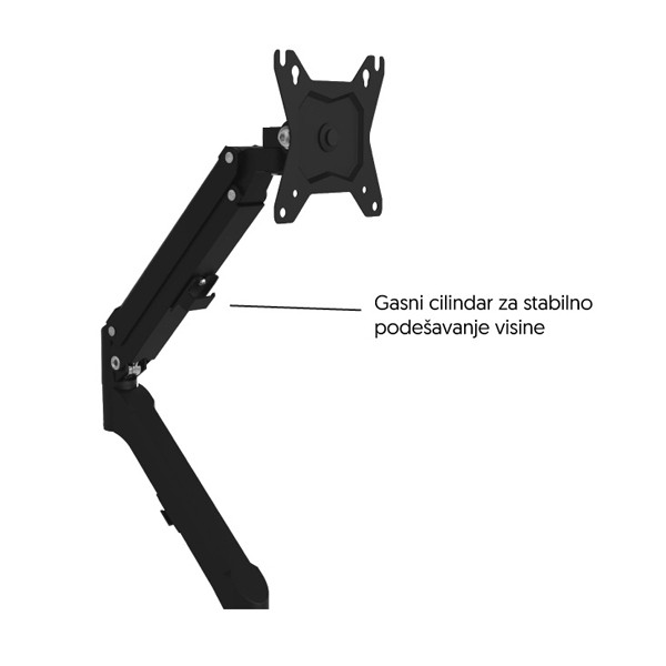 STONI NOSAČ MONITORA 13-27inc 8kg ZGLOBNI