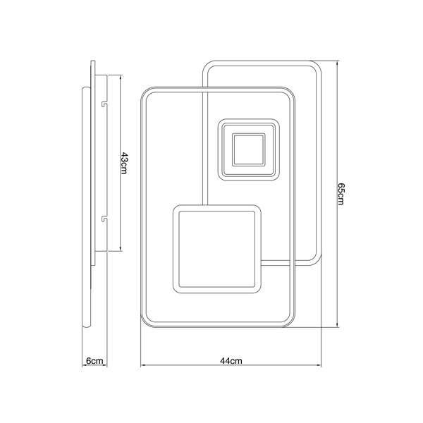 48443-55 RODERICK PLAFONSKA LAMPA 55W 3000-6000K