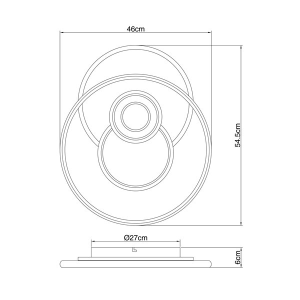 48442-50 RODERICK PLAFONSKA LAMPA 50W 3000-6000K