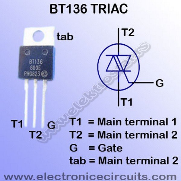 TRIAC BT136-600